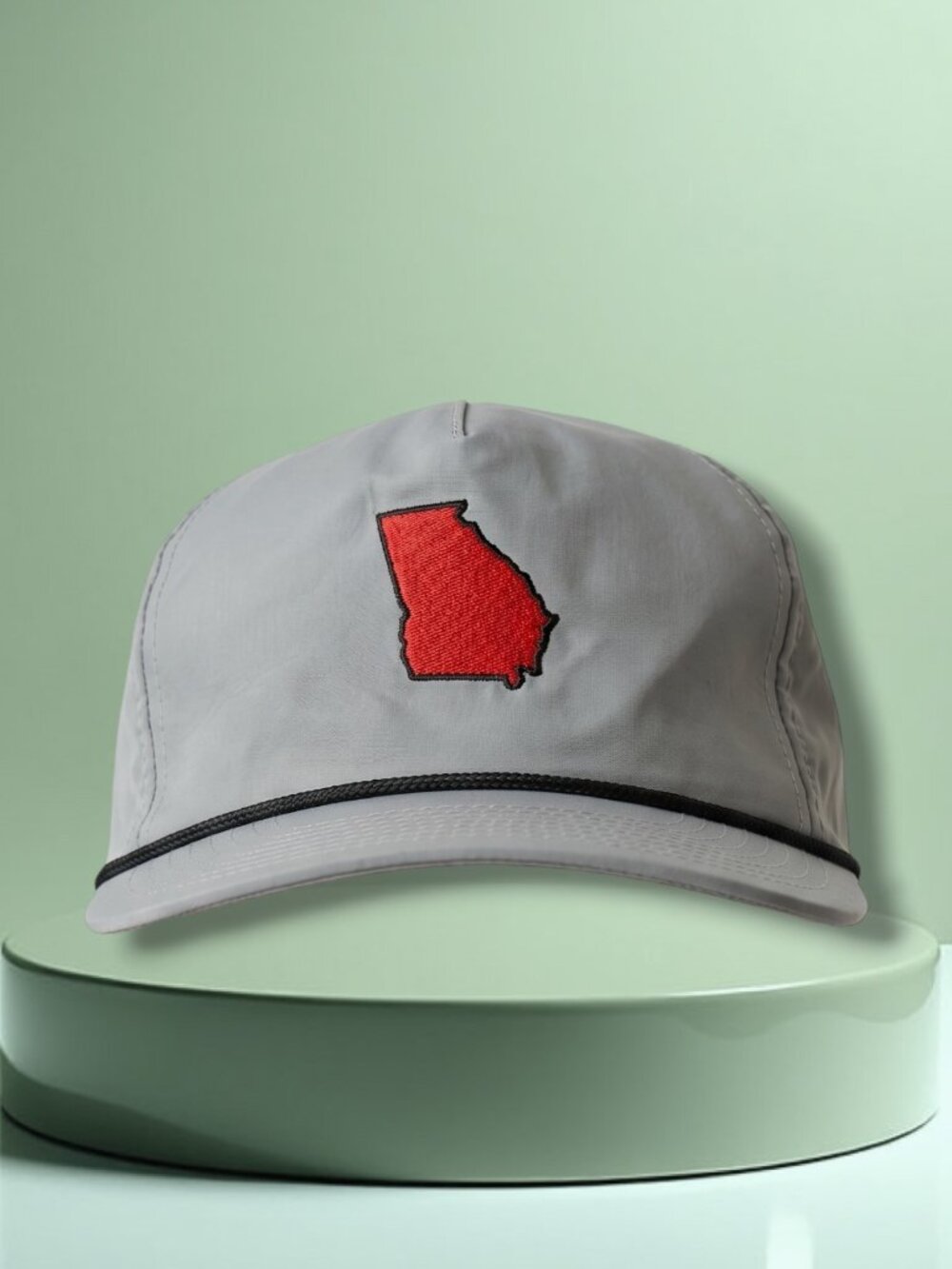 Onward Reserve Atlanta GA Red Map Rope Hat Gray